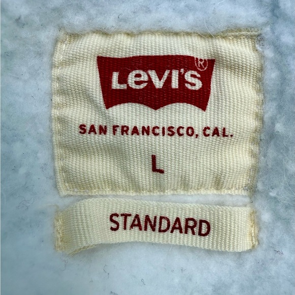 Levi’s Hoodie L White Frog Graphic “Second Nature” Collab Super Clean - Picture 2 of 8